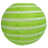 Everything Party All Birthday 30cm Stripe Paper Lantern - Lime Green
