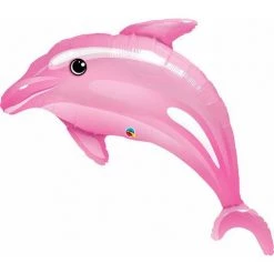 Qualatex 42" Pink Dolphin SuperShape Foil Balloon Balloons