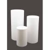 Everything Party All Birthday Party Hire - White Acrylic Round Plinth