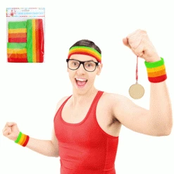 Everything Party By Event 1980's Headband & Wristband Set