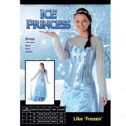 Everything Party Adult - Karnival Deluxe Ice Princess Elsa Adult Costume