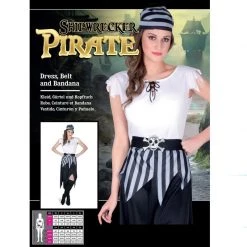 Everything Party Adult - Karnival Deluxe Shipwrecker Pirate Lady Costume