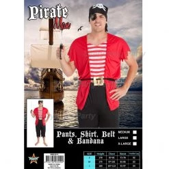 Everything Party Adult - Pirate Man Costume