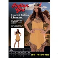 Everything Party Adult - Karnival Deluxe Indian Girl Adult Costume