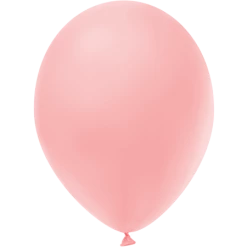 Balloons 11" Qualatex Plain Latex Balloon - Round Standard Pink