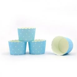 Everything Party 30pk Blue Dotty Paper Baking Cupcake Cups All Birthday
