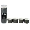 Everything Party 25pk Black Mini Paper Baking Cupcake Cups With White Dotty All Birthday