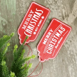 Everything Party Christmas - 4pk Wood Gift Tags By Event
