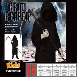 Everything Party Kids - Karnival Phantom Grim Reaper Costume