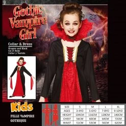 Everything Party Kids - Karnival Gothic Vampire Girl Costume