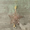 Everything Party Metal Rose Gold Star Tree Decoration By Event