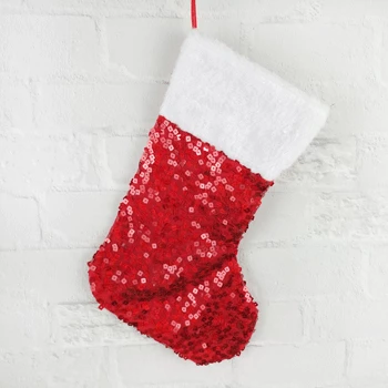 Everything Party Christmas Santa Sequin Gift Stocking By Event