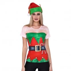 Everything Party Christmas Female Elf T-Shirt Costume