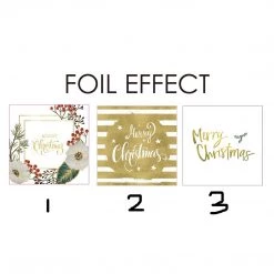 Everything Party 20PK Foil Luxe Gold Christmas Napkins 33X33cm 3PLY By Event