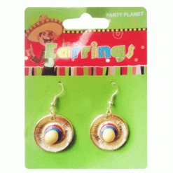 Everything Party Mexican Sombrero Earrings