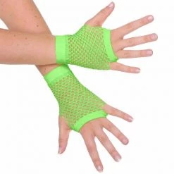 Dr. Tom's Short Fishnet Gloves - Green By Theme