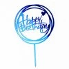 Everything Party Happy Birthday Mirror Plastic Cake Topper