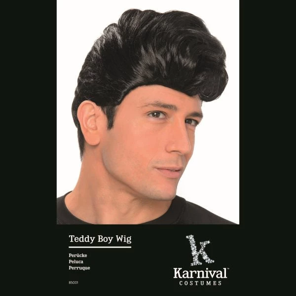 Everything Party Wig - Deluxe Teddy Boy Rock N Roll Wig