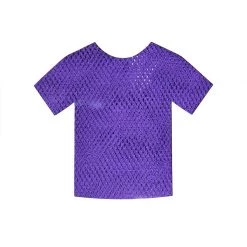 Everything Party Fishnet Top Short Sleeves (7 Colours) Costume