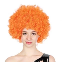 Everything Party Wig - Orange Afro Wig