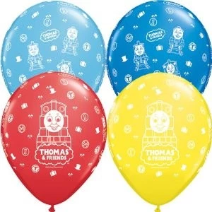 Everything Party 11" Qualatex Licensed Thomas Tank Assorted Colour Latex Balloon Balloons