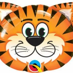 Qualatex 30" Tiger Head SuperShape Foil Balloon Balloons
