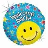 Betallic Balloons 18" Welcome Back Smiley Face Foil Balloon