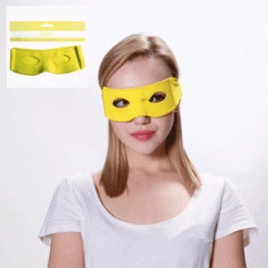 Oceana School Book Week Costume Eye Mask - Yellow