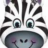 Qualatex Balloons 32" Zebra Head SuperShape Foil Balloon