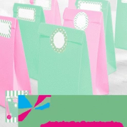 Everything Party 12pk Name Tag Stickers (5 Colours)