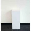Hayden Agency All Birthday Party Hire - White Acrylic Plinth 75cm Square