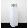 Hayden Agency Party Hire - White Acrylic Plinth 90cm Square All Birthday