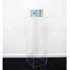 Everything Party All Birthday Party Hire - Clear Acrylic Plinth 90cm Square