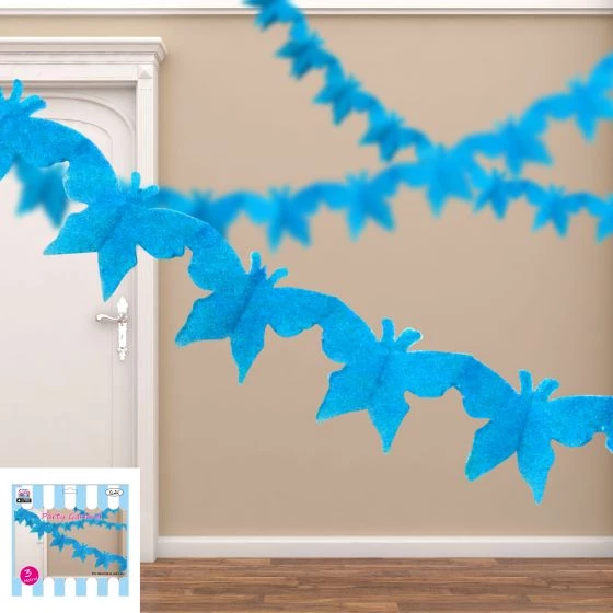 Everything Party Decorative Paper Butterfly Garland By Theme