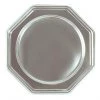 Alpen 2pk Deluxe Metallic Silver Round Octagonal Platters 30cm