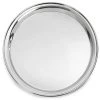 Everything Party 2pk Deluxe Metallic Silver Round Platters 41cm By Event