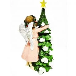 Pacific Wholesale By Event Ceramic Christmas Angel Decoration With LED Lights - Large