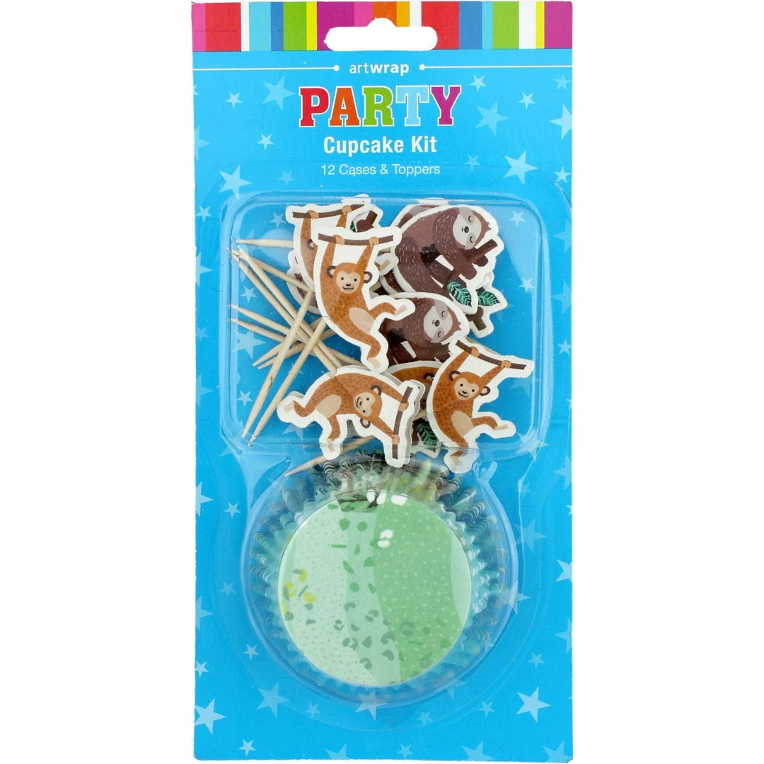 Everything Party Wild Jungle Safari Cupcake Kit 12pk All Birthday