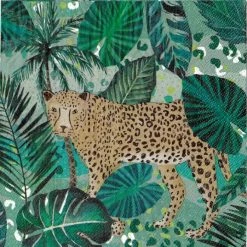 Artwrap All Birthday 20pk Wild Jungle Safari Lunch Napkins