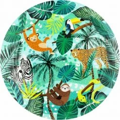 Everything Party 8pk Wild Jungle Safari Paper Plates