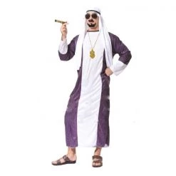 Everything Party Adult Arabian Man Costume Purple