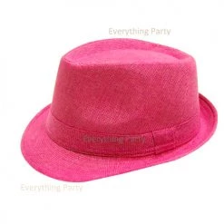 Everything Party Fedora Hat - Hot Pink By Theme