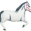 Everything Party 110cm Supershape Foil Horse Balloon - White Balloons