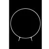 Everything Party Party Hire - 2m White Metal Circle Backdrop Balloon Arch Stand All Birthday