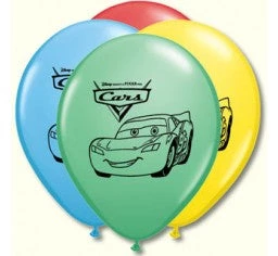 Everything Party Balloons 11" Qualatex Licensed Disney Cars Assorted Colour Latex Balloon