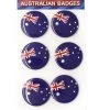 JD Party By Event 6pk Australia Flag Badges