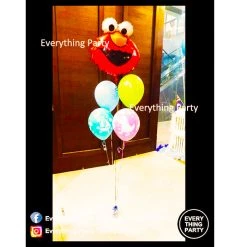 Everything Party Balloons Elmo Helium Balloon Bouquet
