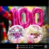 Everything Party 100th Birthday Helium Gumball Balloon Set