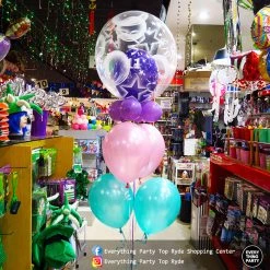 Everything Party 11th Birthday Double Bubbles Balloon Bouquet Balloons