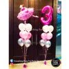 Everything Party 3rd Birthday Girl Ballerina Helium Balloon Bouquet Balloons